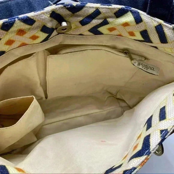 Spartina 449 Lux linen square tote bag, casual elegance - Picture 10 of 10